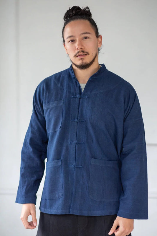 The Tamay & Me Indigo Field Jacket in 12 Dip Indigo