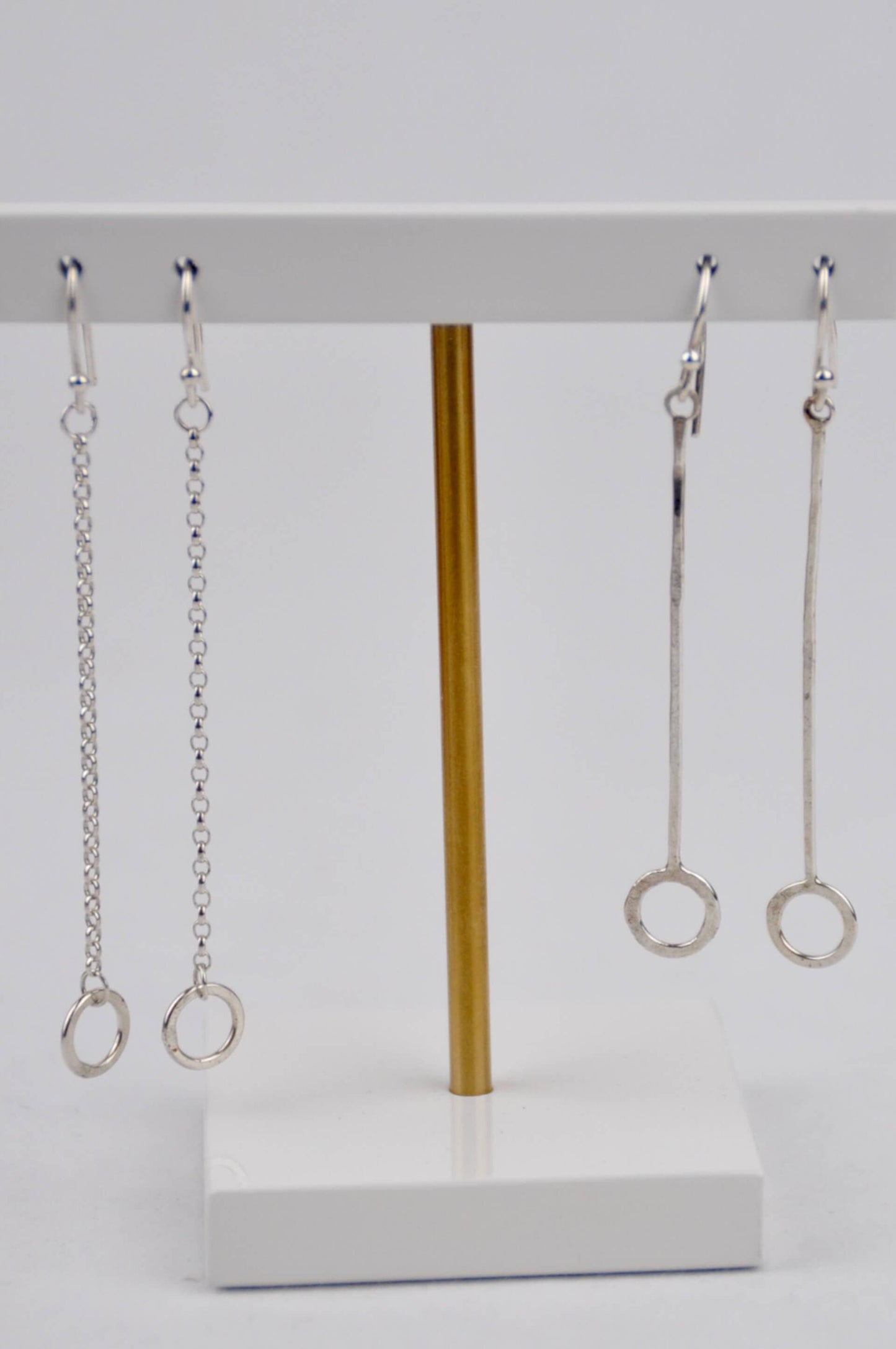 Earrings 'Knot' Dangle Earrings - Sterling Silver (various styles) homeware shops bristol gift shops bristol Amelia Stone Jewellery