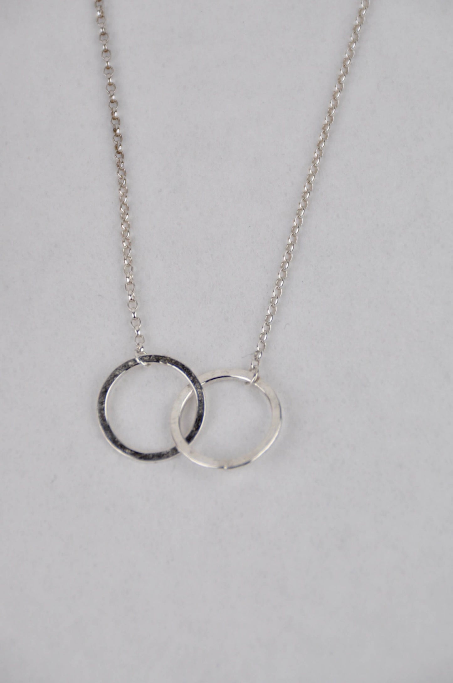 Necklace 'Double Circlet' Necklace - Sterling Silver (various styles) homeware shops bristol gift shops bristol Amelia Stone Jewellery