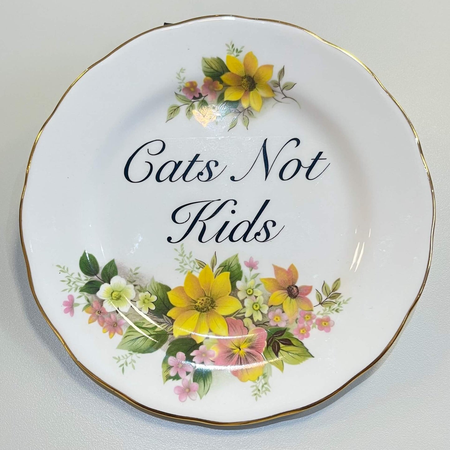 Ceramics B Decorative Wall Plate - Cats Not Kids (various styles) homeware shops bristol gift shops bristol Beau & Badger