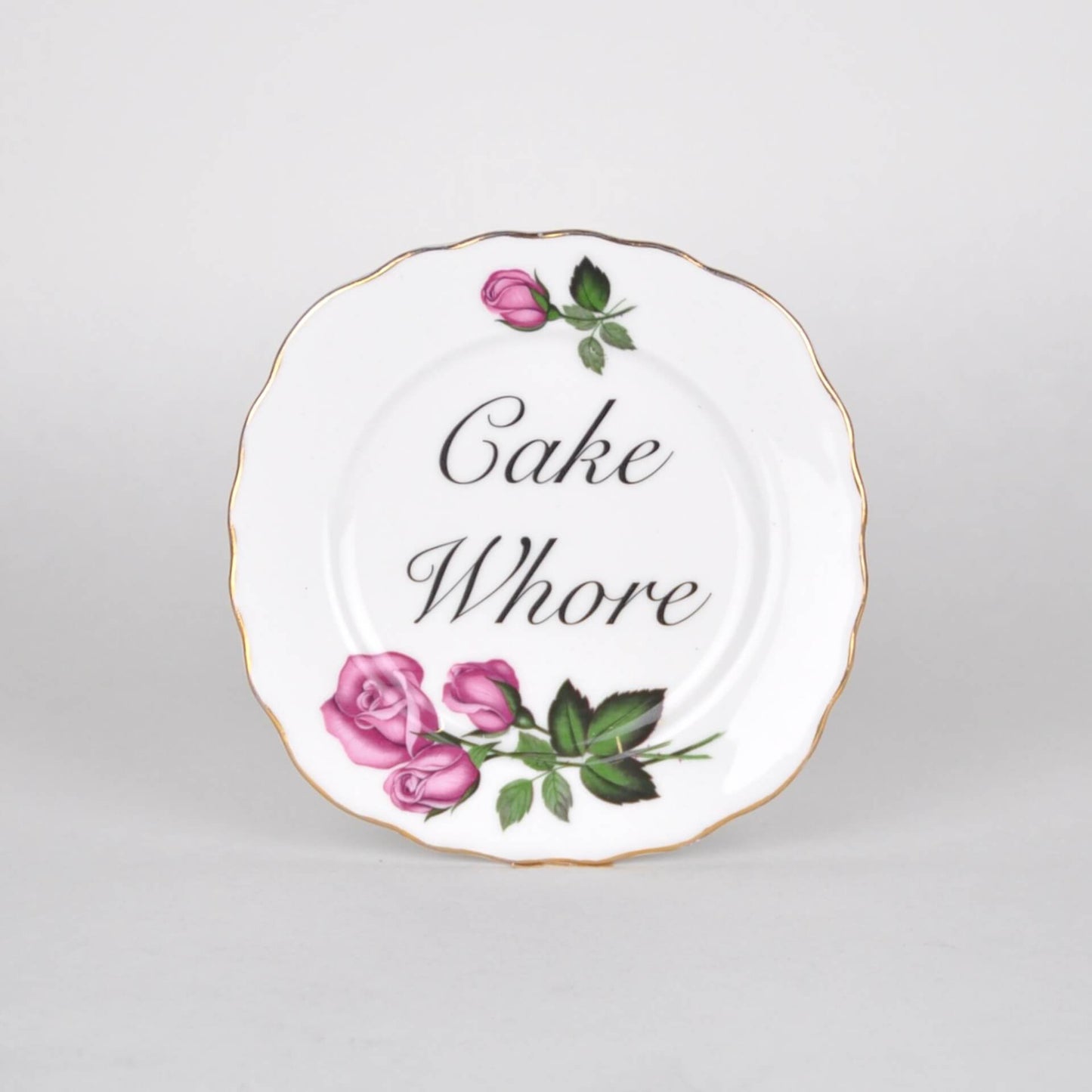 Ceramics C Decorative Wall Plate - Cake Wh*re (various styles) homeware shops bristol gift shops bristol Beau & Badger