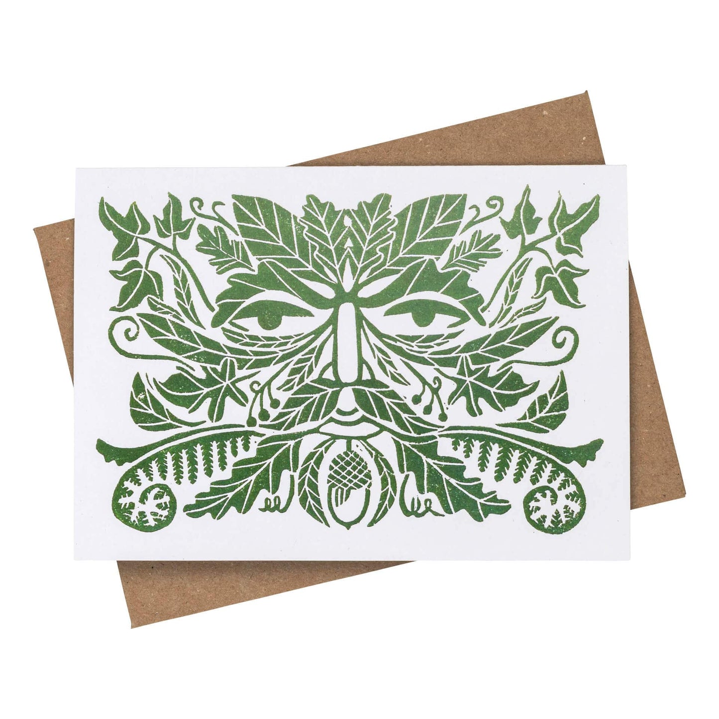 Green Man Greetings Card homeware shops bristol gift shops bristol Becca Thorne Illustration