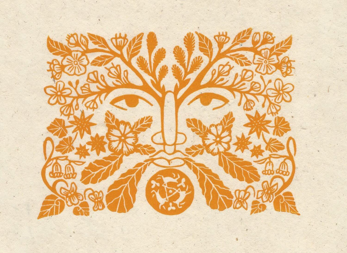 Print Eostre - Original Linocut (Framed & Unframed ) homeware shops bristol gift shops bristol Becca Thorne Illustration