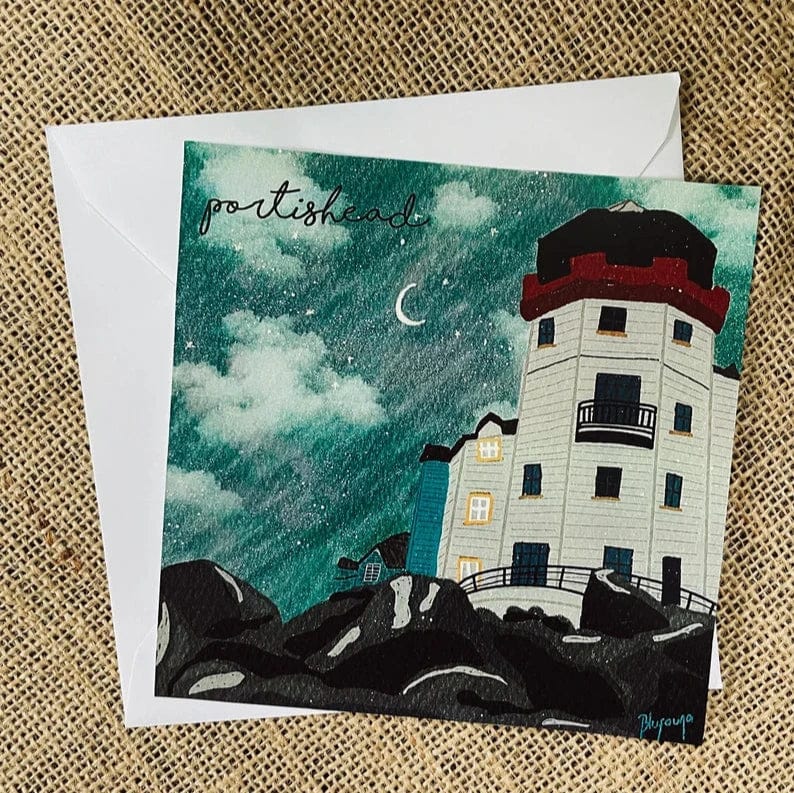 Postcard Portishead Postcard (with envelope) homeware shops bristol gift shops bristol Blufauna