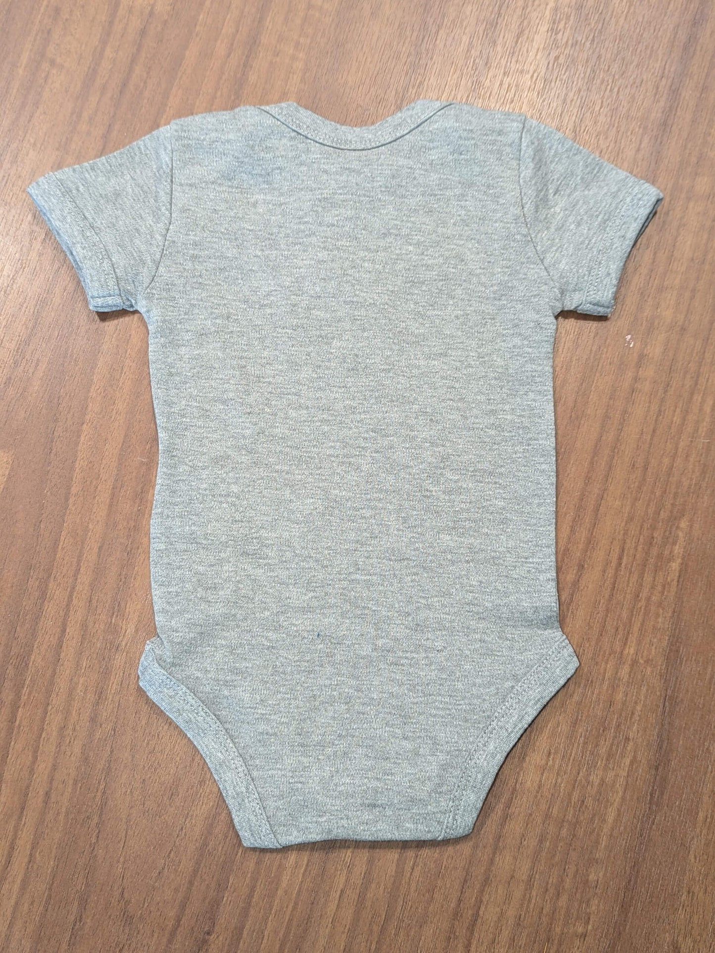 Clothing Born in Bristol | Grey | Baby Bodysuit with Hot Air Balloon (multiple sizes) homeware shops bristol gift shops bristol Born in Bristol