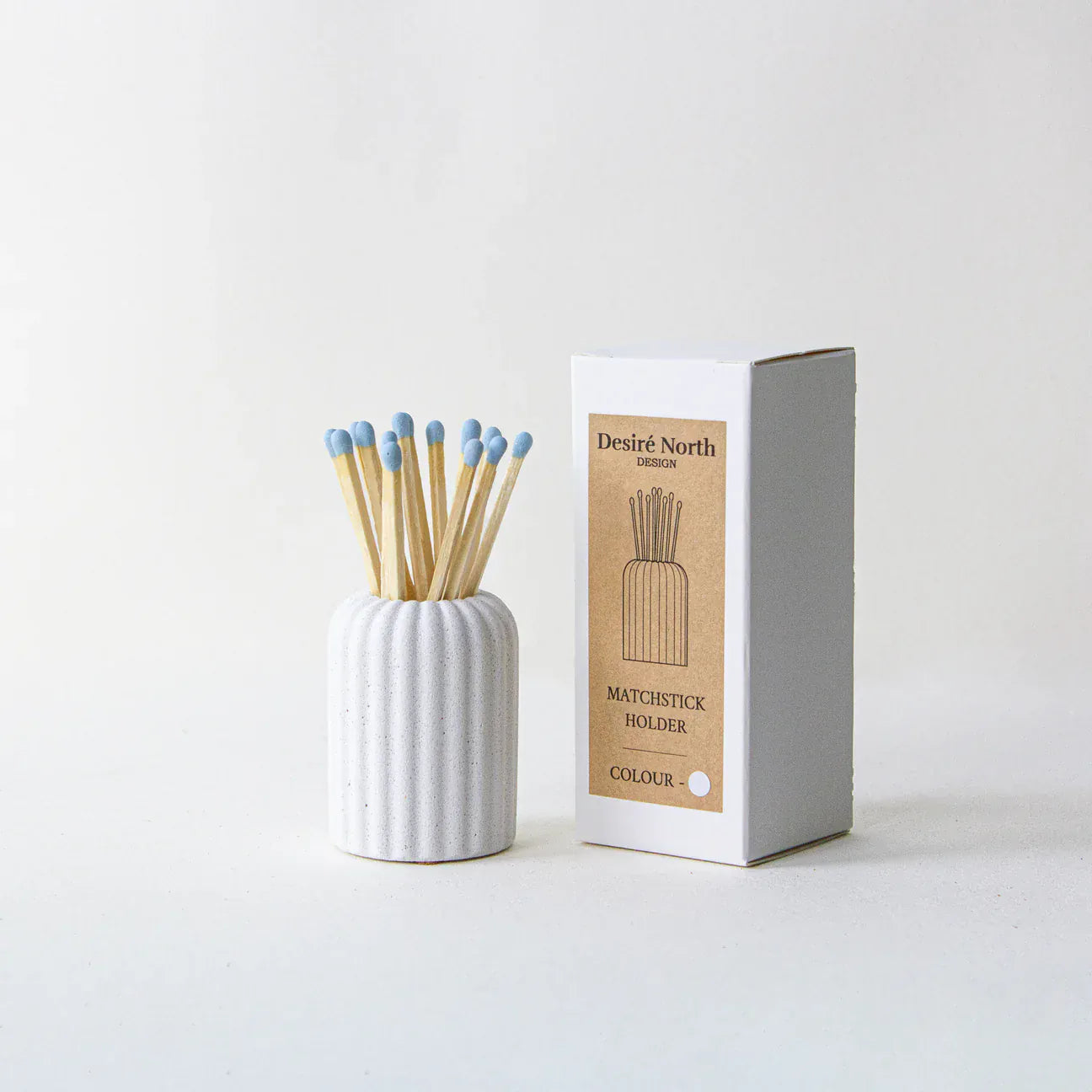 Matches Ribbed Matchstick Holder homeware shops bristol gift shops bristol Desire North Design