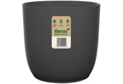 Plant Pot 14cm Diameter 'FLOW' Anthracite - Recycled Plastic Plant Pot (multiple sizes) homeware shops bristol gift shops bristol Elho