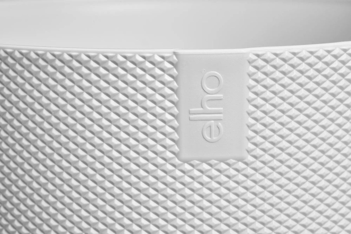 Plant Pot Silky White - Recycled Plastic Plant Pot 'Jazz Round' (multiple sizes) homeware shops bristol gift shops bristol Elho