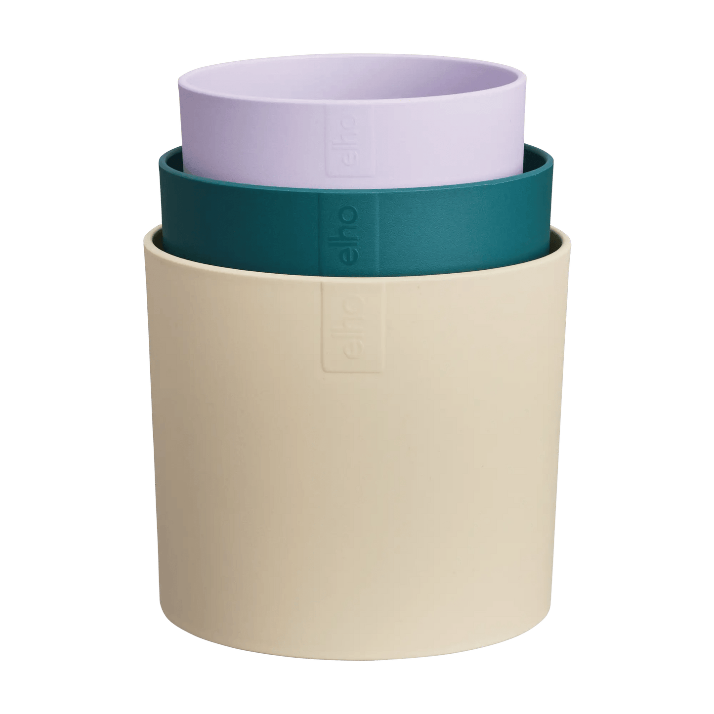 Recycled Plastic Plant Pot - Lex Pott Collection (set of 3) 'Velvet Cream' homeware shops bristol gift shops bristol Elho