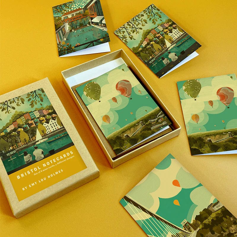 Notecard Bristol Mini Notecard Set of 8 homeware shops bristol gift shops bristol Emy Lou Holmes