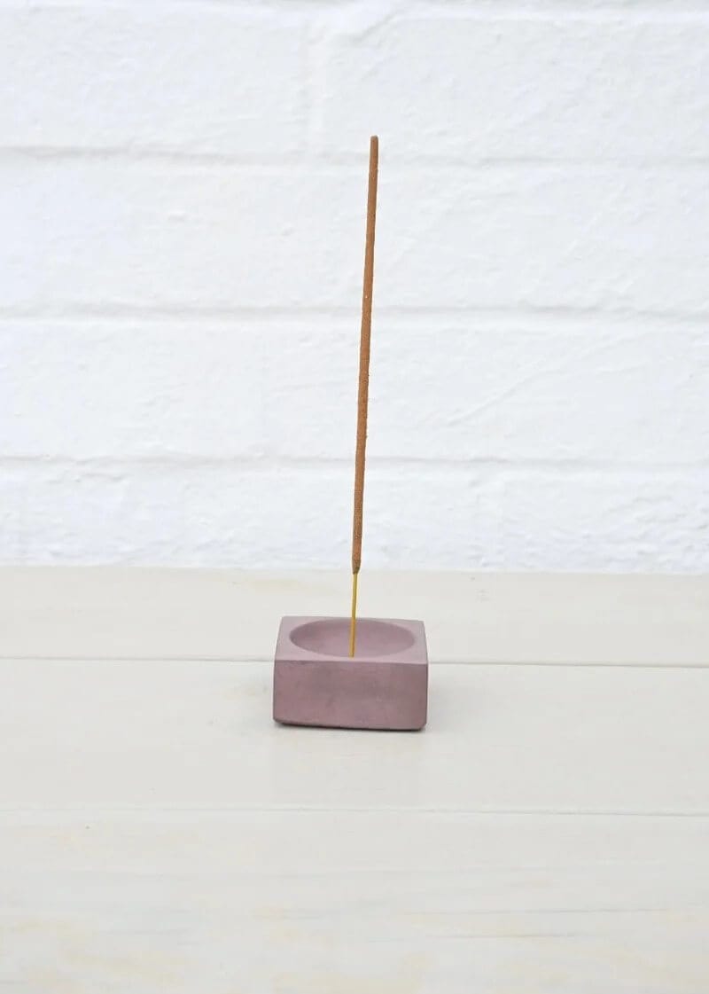 Incense Holder Plum Concrete Incense Holder homeware shops bristol gift shops bristol Fern