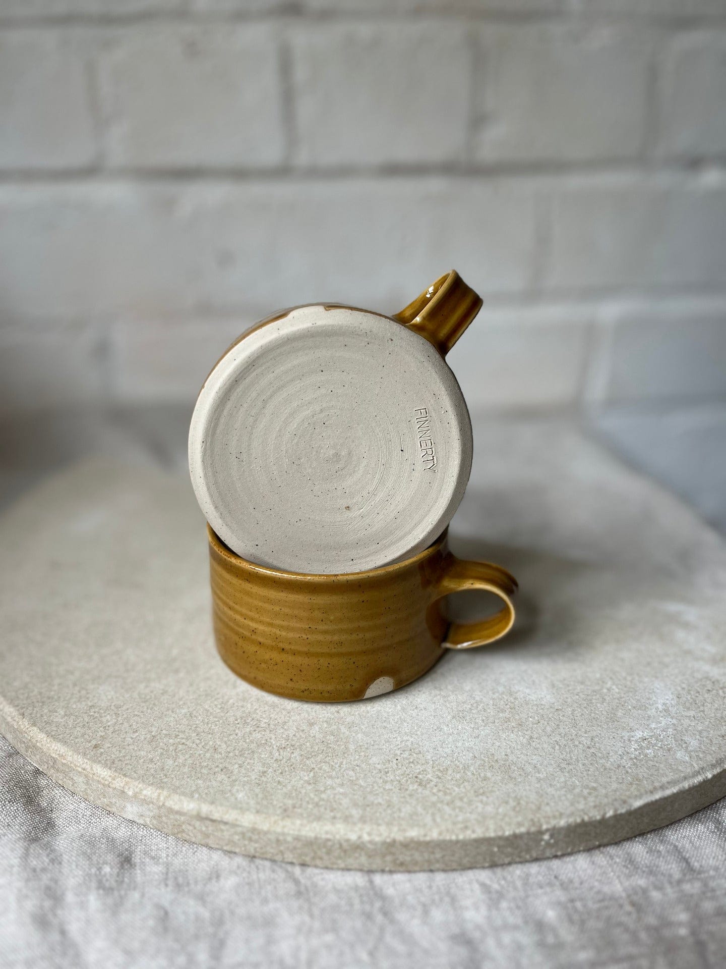 Wide Ceramic Mug (Various Glazes) homeware shops bristol gift shops bristol Finnerty Ceramics