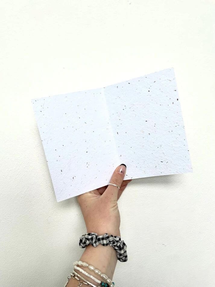 Greetings Card Plantable Seed Card - Hot Air Balloon Pattern homeware shops bristol gift shops bristol Flower Girl Studios