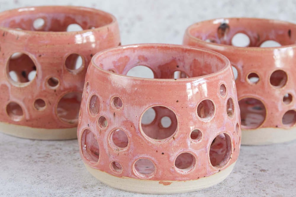 Ceramic Candle Holder Ceramic Candle Holders (Various Glazes) homeware shops bristol gift shops bristol Howies Ceramics