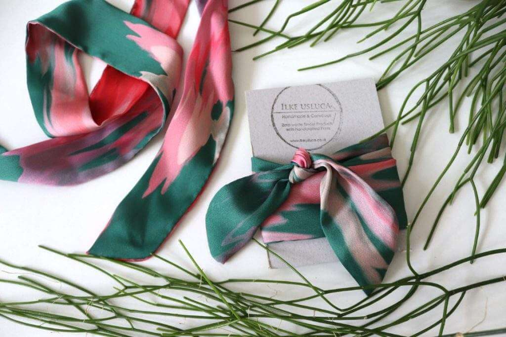 Head Scarf Head Scarf in 'Forest' Print homeware shops bristol gift shops bristol Ilke Usluca Design