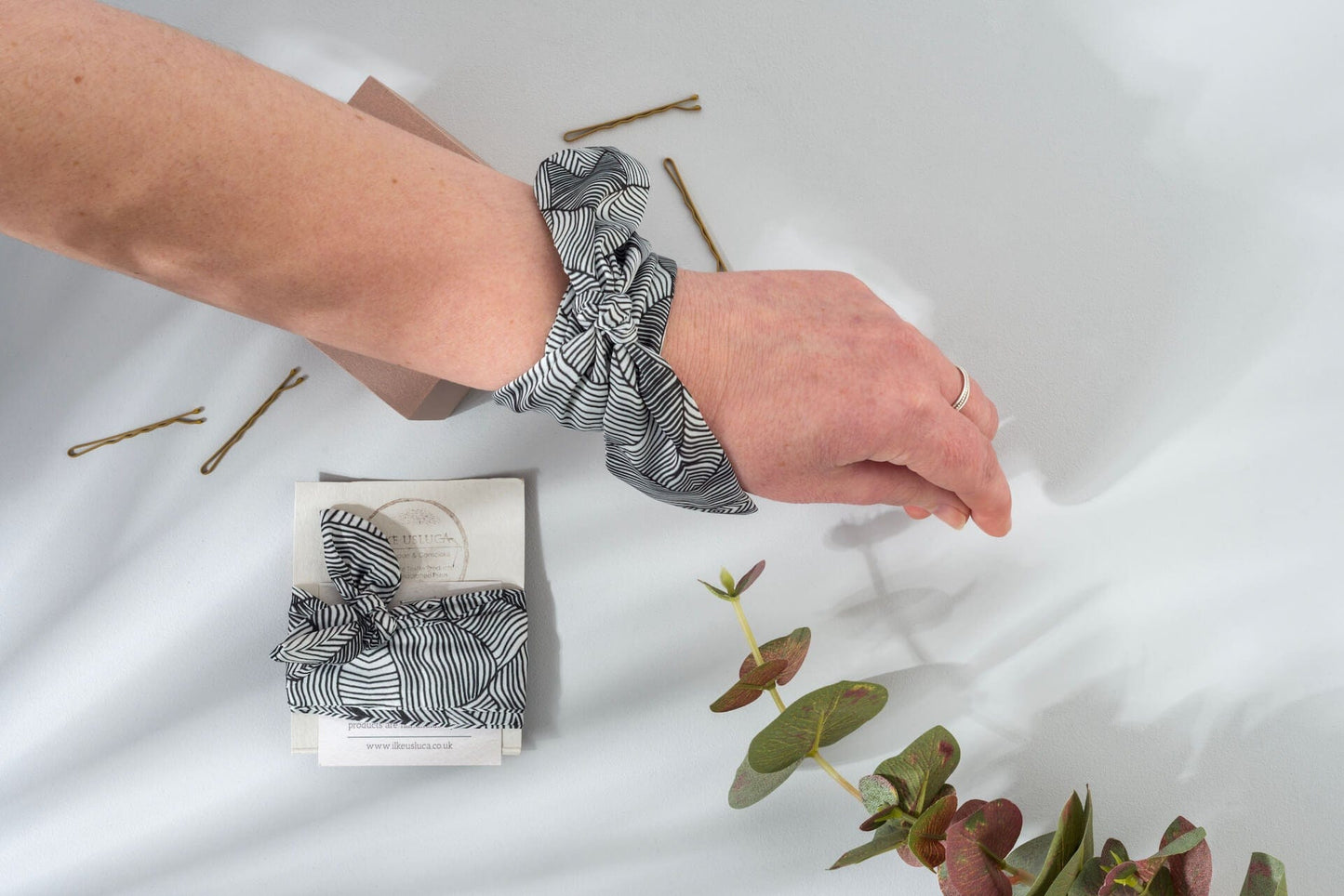 Head Scarf Head Scarf in 'Illusion' Print homeware shops bristol gift shops bristol Ilke Usluca Design