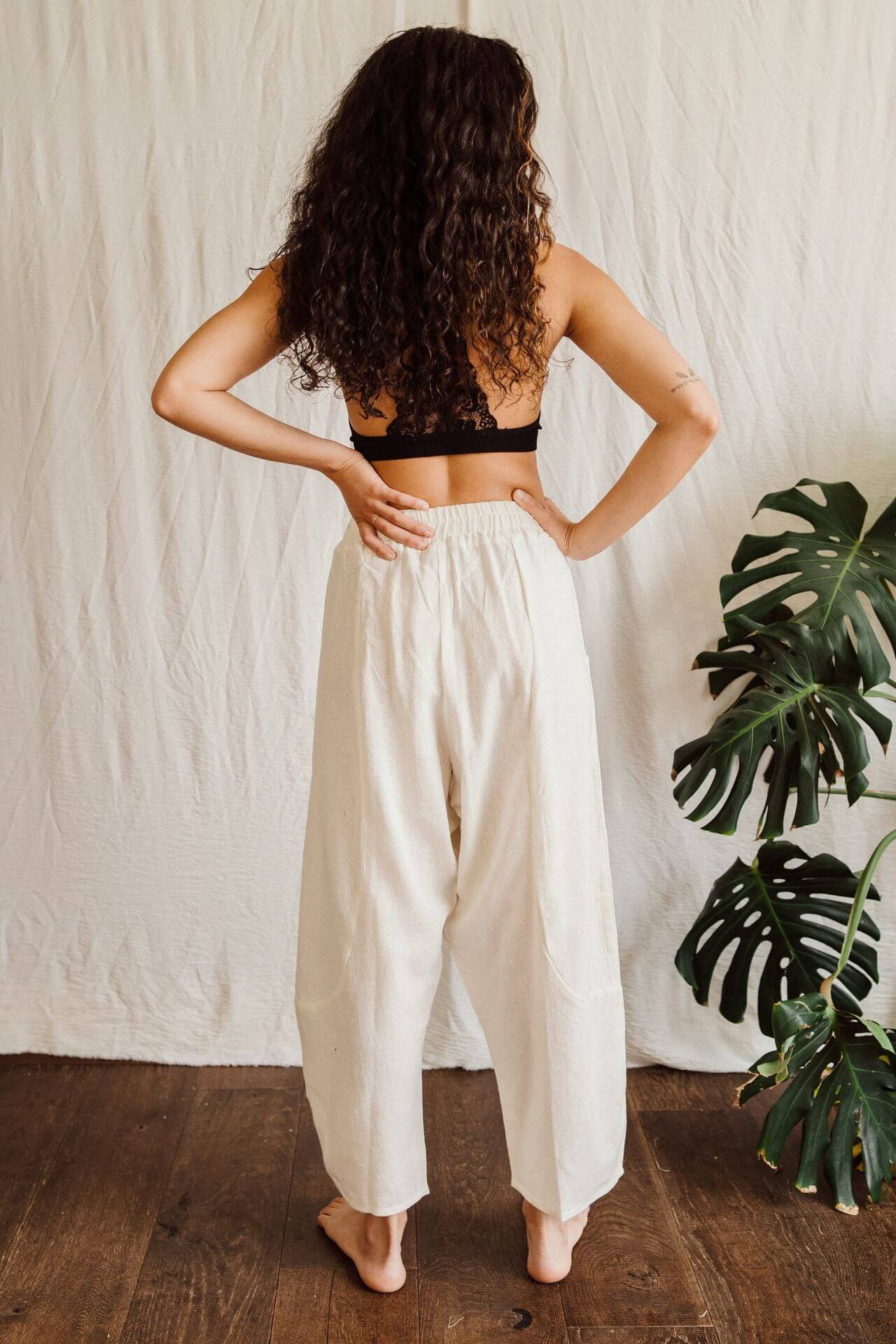 Trousers Inka Harem Trousers - White - UK 8-14 homeware shops bristol gift shops bristol Inka Free