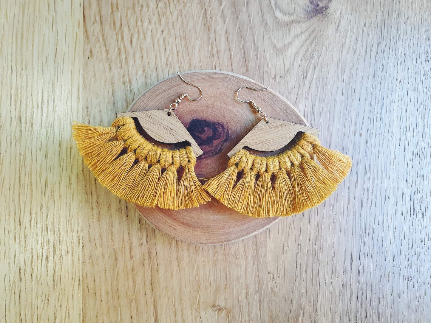 Making Kits Macramé Earrings DIY Kit (Various Colours) homeware shops bristol gift shops bristol Knots and Stalks