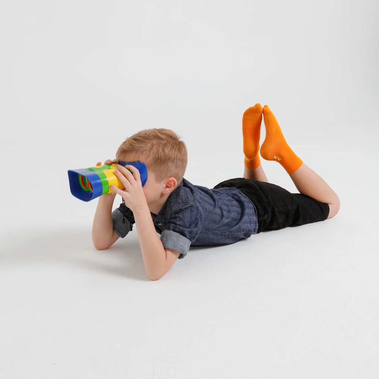 'Mini Change-Maker' Orange Smiley Bamboo Socks for Toddlers - (Age 2-4) homeware shops bristol gift shops bristol Leiho