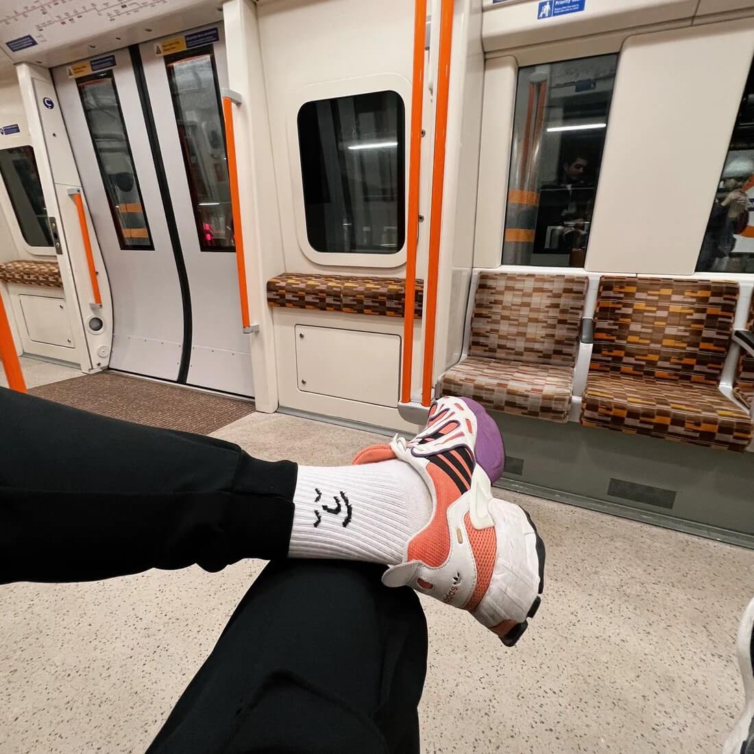 'Sporty & Kind' Organic Cotton Ribbed White Socks - Two Sizes homeware shops bristol gift shops bristol Leiho