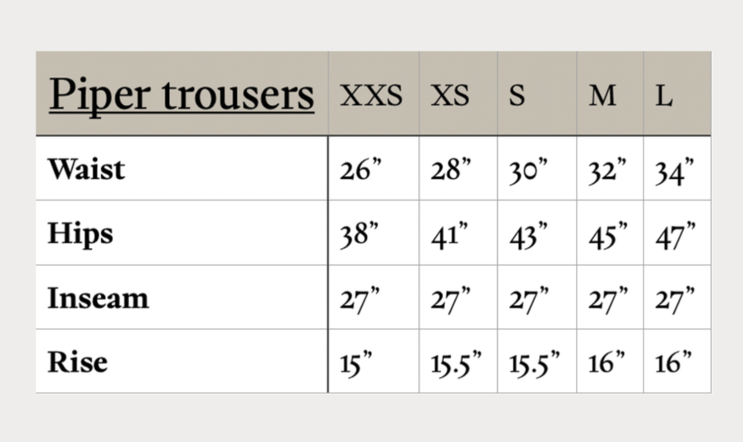 Trousers Twill Trousers in 'Piper Indigo' homeware shops bristol gift shops bristol Mahika Kala