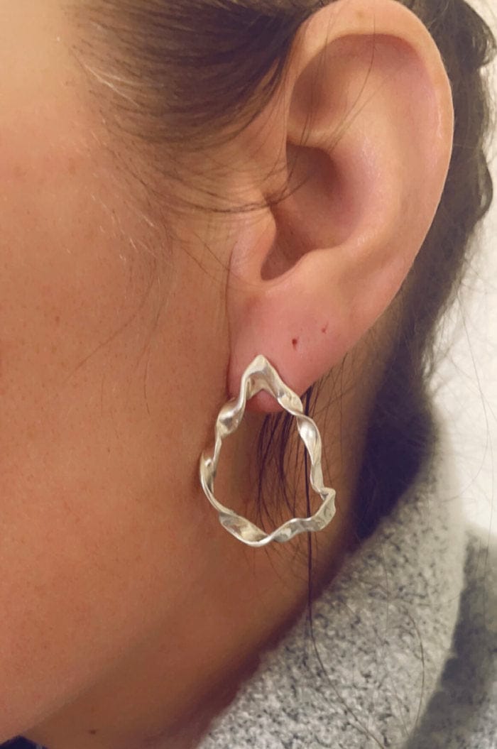 Teardrop Earrings Twisted Teardrop Earrings - Gold or Silver homeware shops bristol gift shops bristol MitsyMay