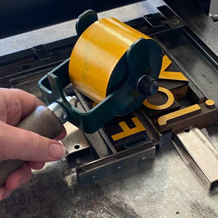 Mounted Small Poster "Joyful" Various Colours homeware shops bristol gift shops bristol PRIOR SHOP