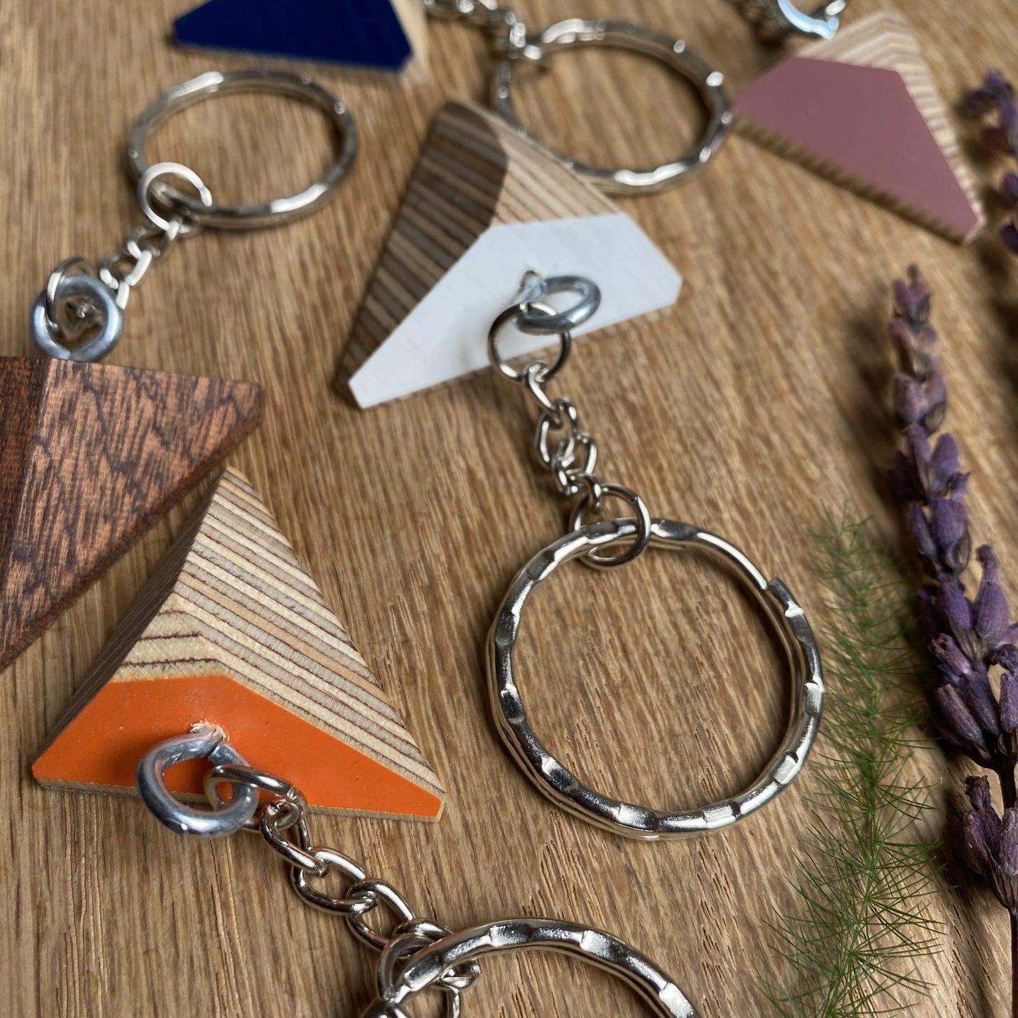 Key Rings Geo Key Rings (various colours) homeware shops bristol gift shops bristol Priormade