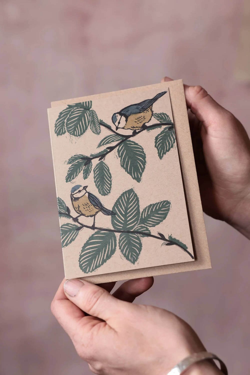 Bird Greetings Cards Blue Tits Bird Greetings Cards (Various Designs) homeware shops bristol gift shops bristol Rosanna Morris