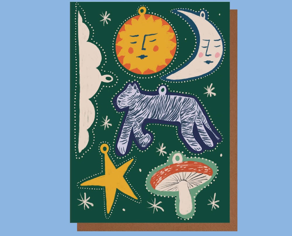 Cut Out Card Cut-Out-And-Keep Christmas Card / Decorations homeware shops bristol gift shops bristol Sophie Colette