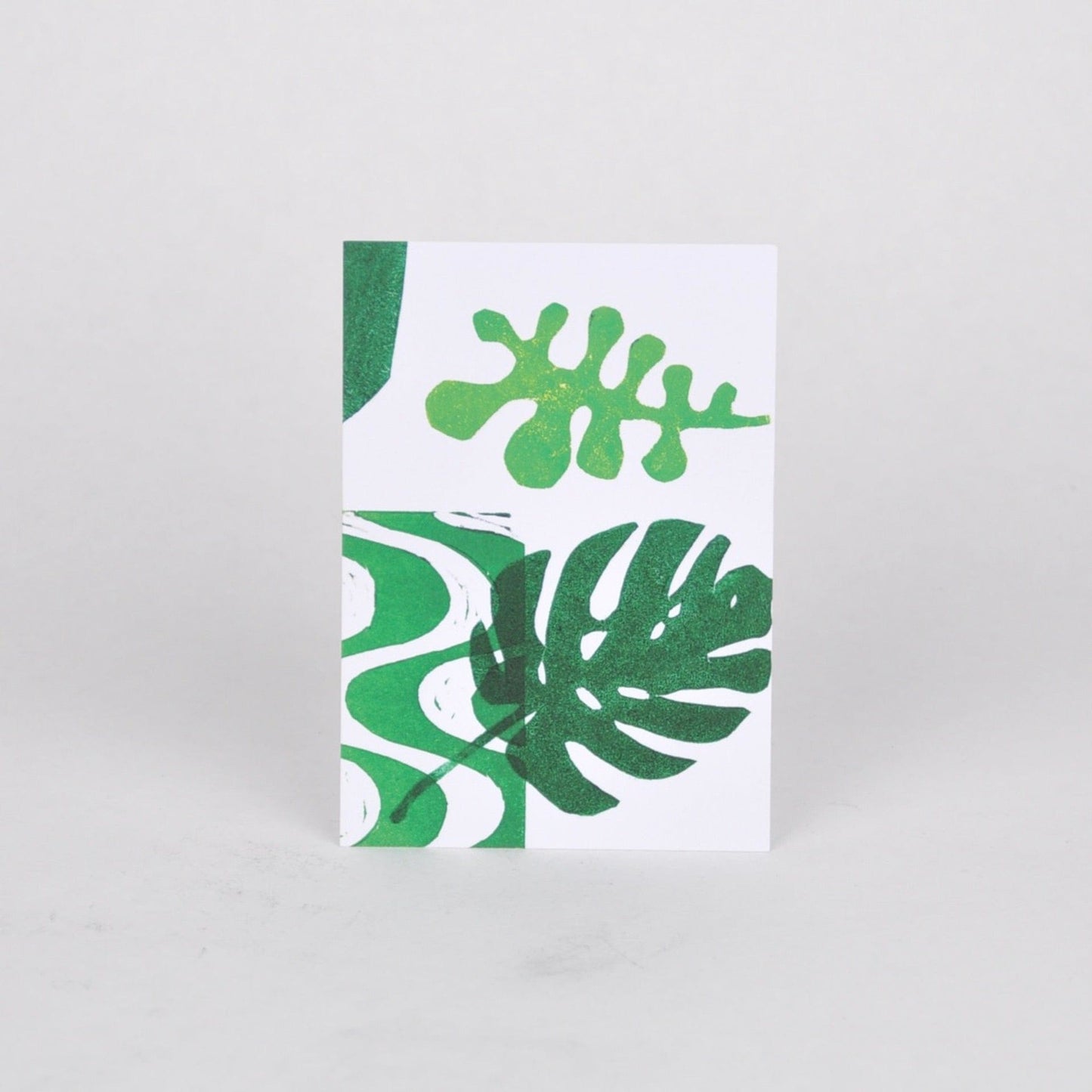 Greeting & Note Cards Leaf Mono Postcard homeware shops bristol gift shops bristol Studio Fae