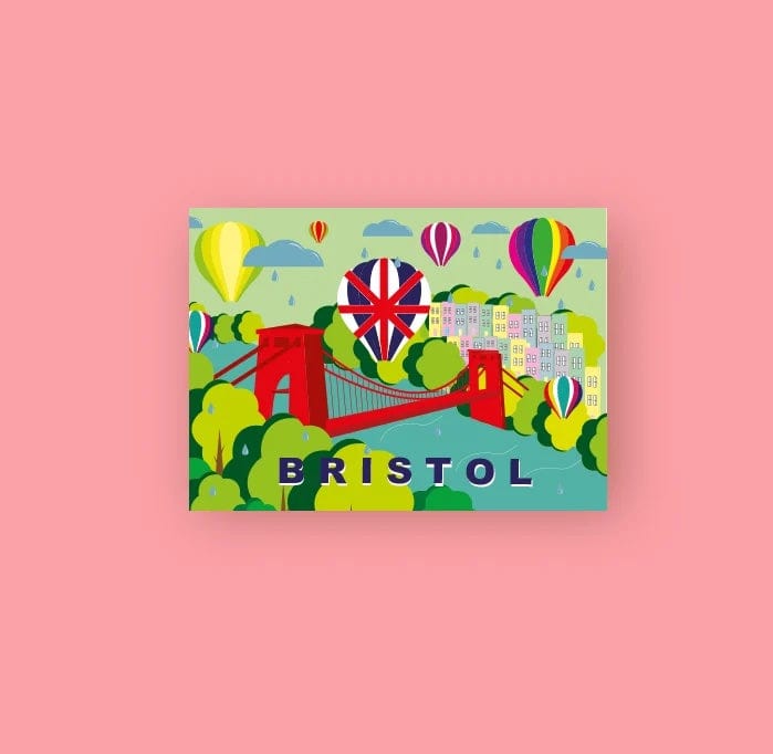 Greetings Card Bristol Balloon Fiesta Greetings Card homeware shops bristol gift shops bristol Sunny Luna