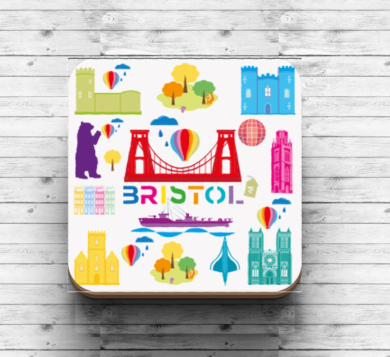 Coasters Landmarks Coaster homeware shops bristol gift shops bristol Sunny Luna