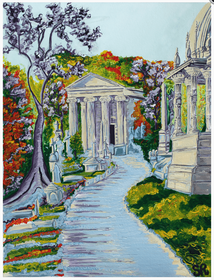 Print Arnos Vale Giclee print of Bristol Scenes A4 (various designs) homeware shops bristol gift shops bristol Susie Ramsey Art