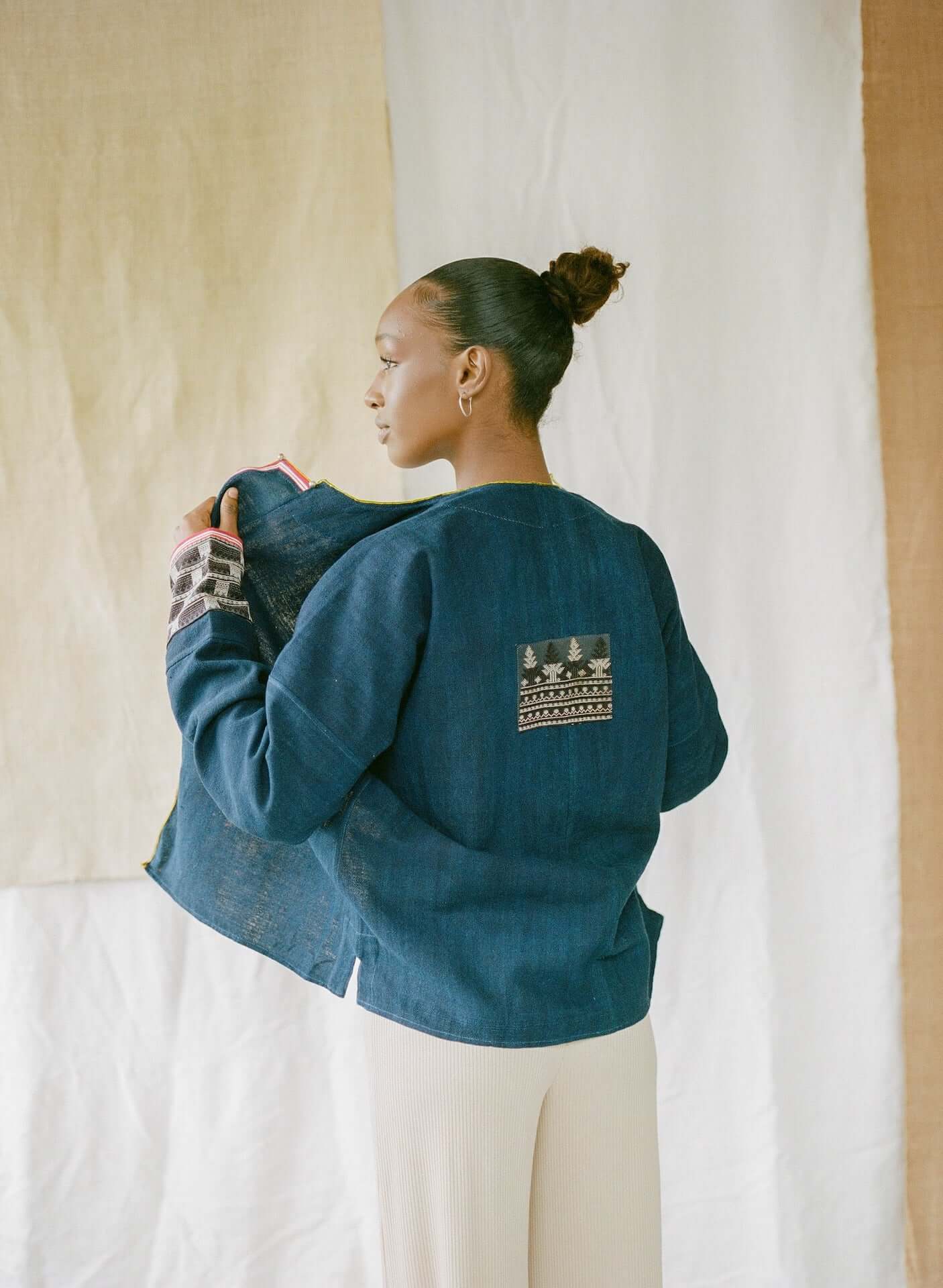 Jackets & Coats 12 Dip Embroidered Jacket homeware shops bristol gift shops bristol Tamay & Me