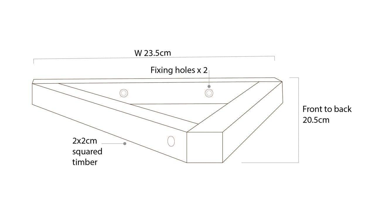 Plant Hanger The Plant Wall Mount (various woods available) homeware shops bristol gift shops bristol Tammy Crawford-Rolt