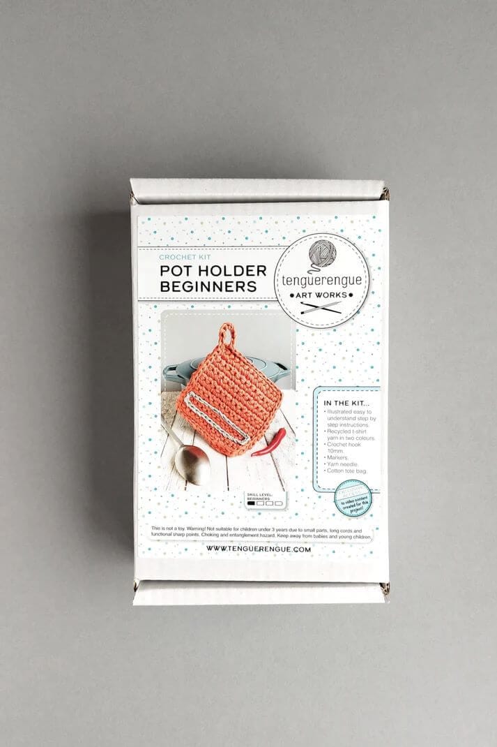 Art & Craft Kits Crochet kit: Pot Holder for Beginners homeware shops bristol gift shops bristol Tenguerengue