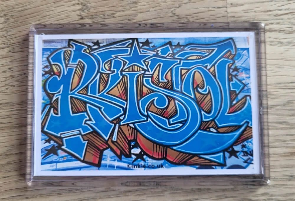 Bristol Magnet Bristol Map Fridge Magnets homeware shops bristol gift shops bristol The Inkporium