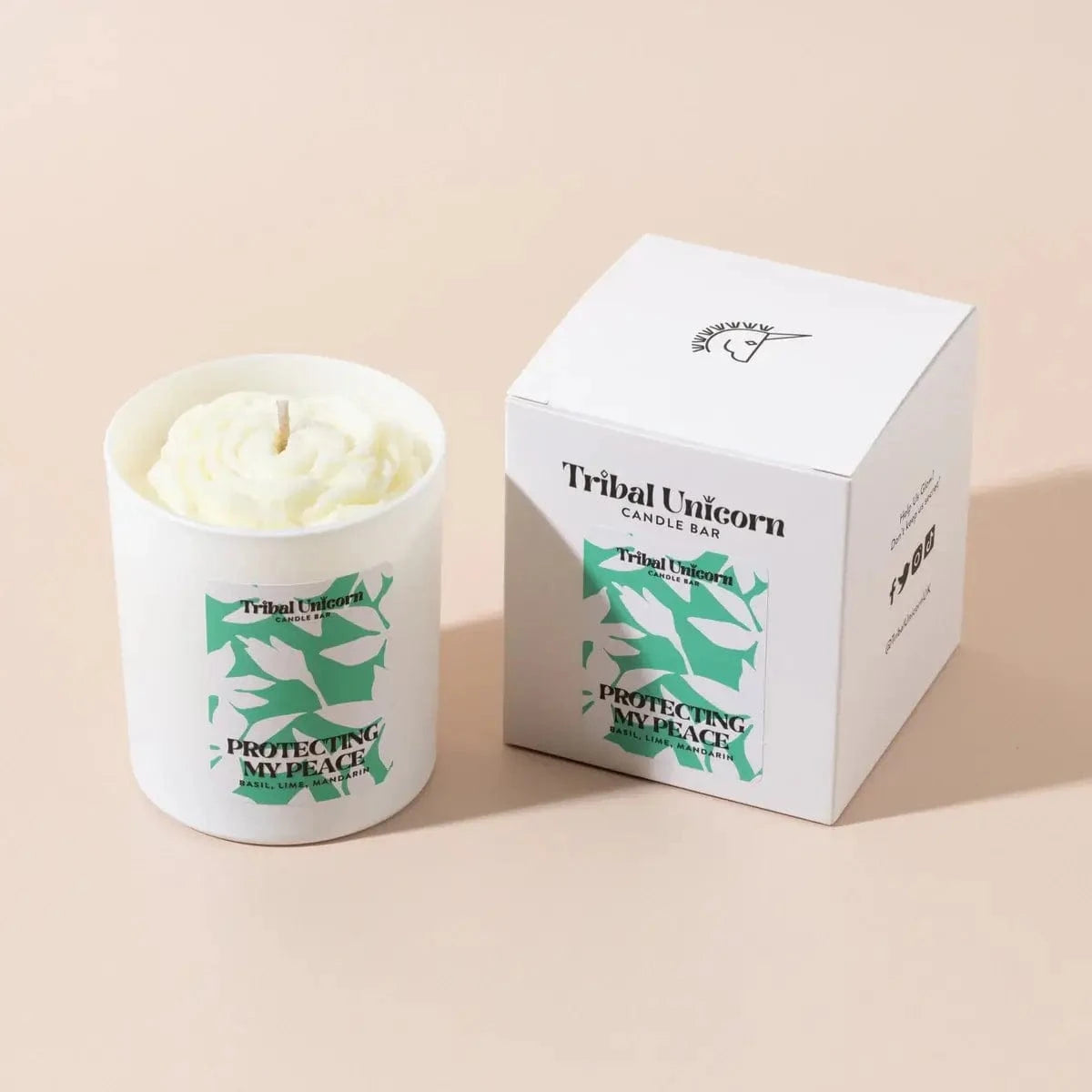 Candles Protecting My Peace Candle homeware shops bristol gift shops bristol Tribal Unicorn