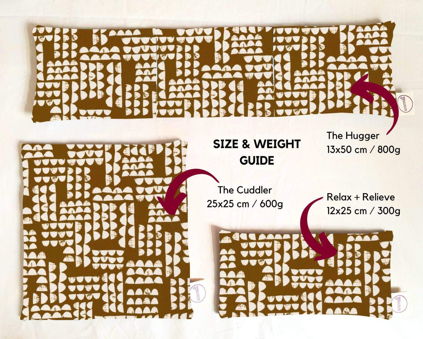 Wellbeing Cherry Stone Thermal Pillow (multiple sizes) - Blocks homeware shops bristol gift shops bristol warmlii