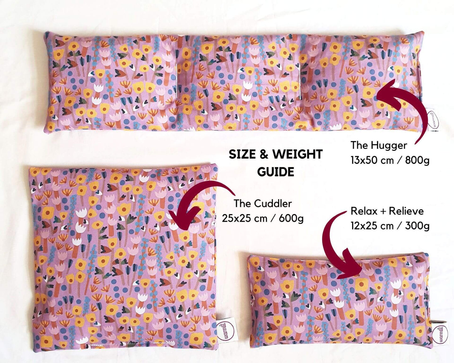 Wellbeing Cherry Stone Thermal Pillow (multiple sizes) - Blossom homeware shops bristol gift shops bristol warmlii