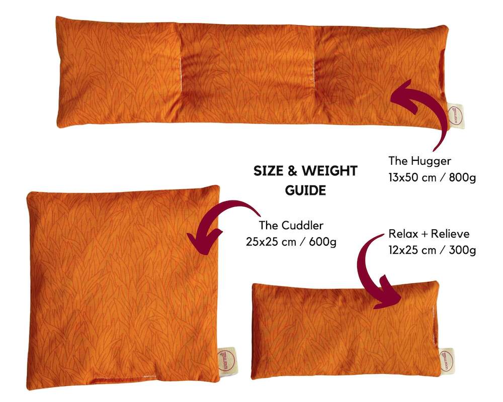 Wellbeing Cherry Stone Thermal Pillow (multiple sizes) - Foliage homeware shops bristol gift shops bristol warmlii