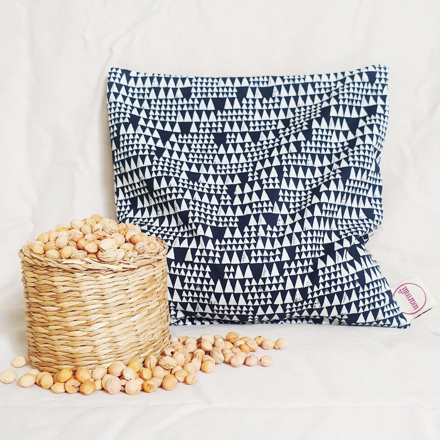 Wellbeing Cherry Stone Thermal Pillow (multiple sizes) - Mono homeware shops bristol gift shops bristol warmlii