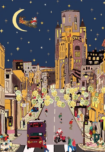 Greeting & Note Cards Magical Christmas Park Street Greetings Card homeware shops bristol gift shops bristol Wild Flower Cards