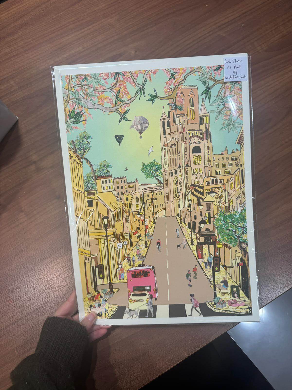 Prints Park Street Print homeware shops bristol gift shops bristol Wild Flower Cards