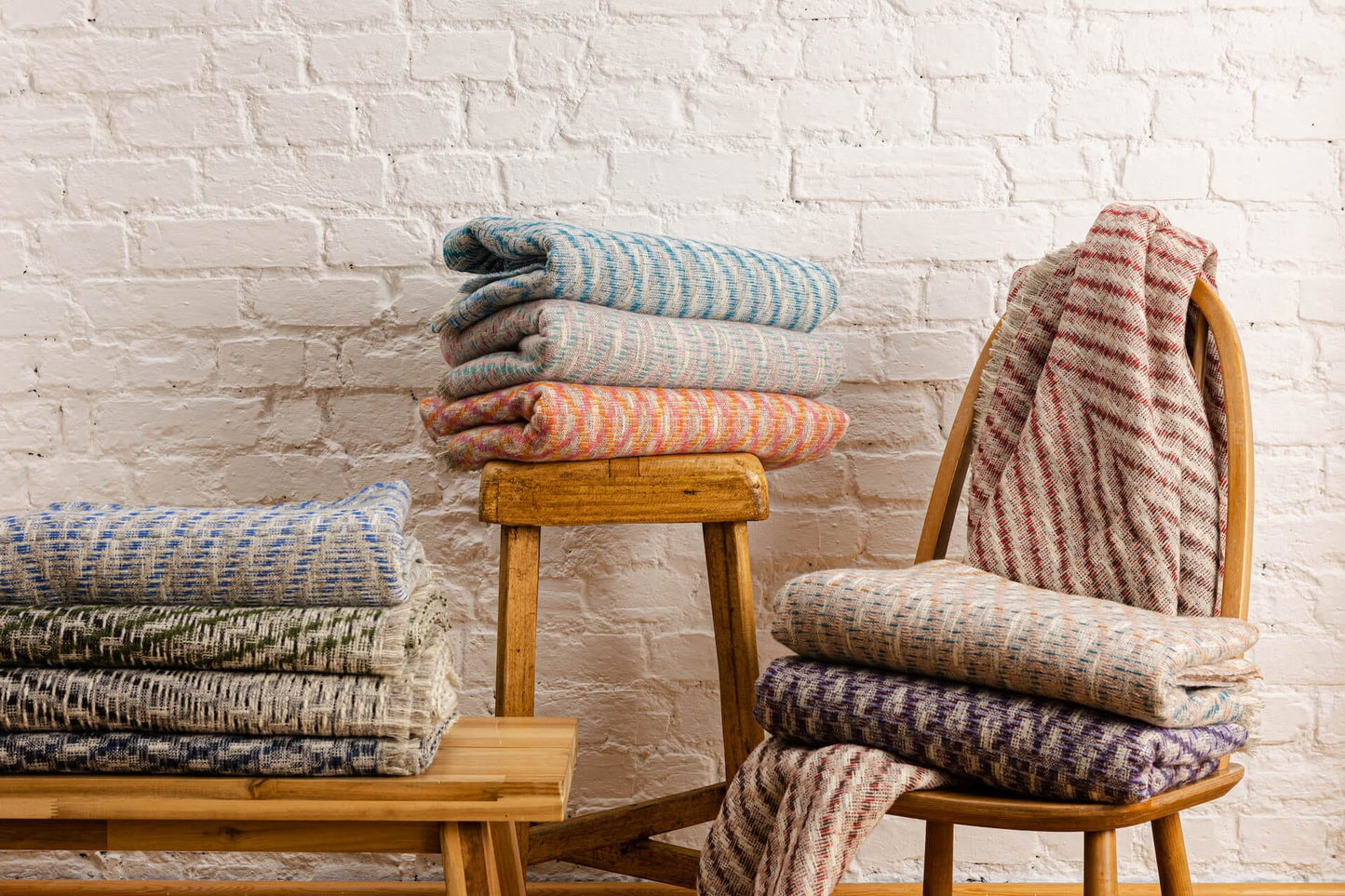 Blankets Limited Edition Luxury Woven Blanket - 'Black & Grey' homeware shops bristol gift shops bristol Bristol Weaving Mill