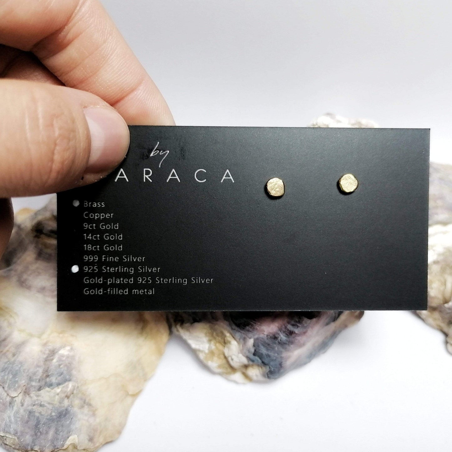 Earrings ZERO Small Round Studs homeware shops bristol gift shops bristol By Maraca