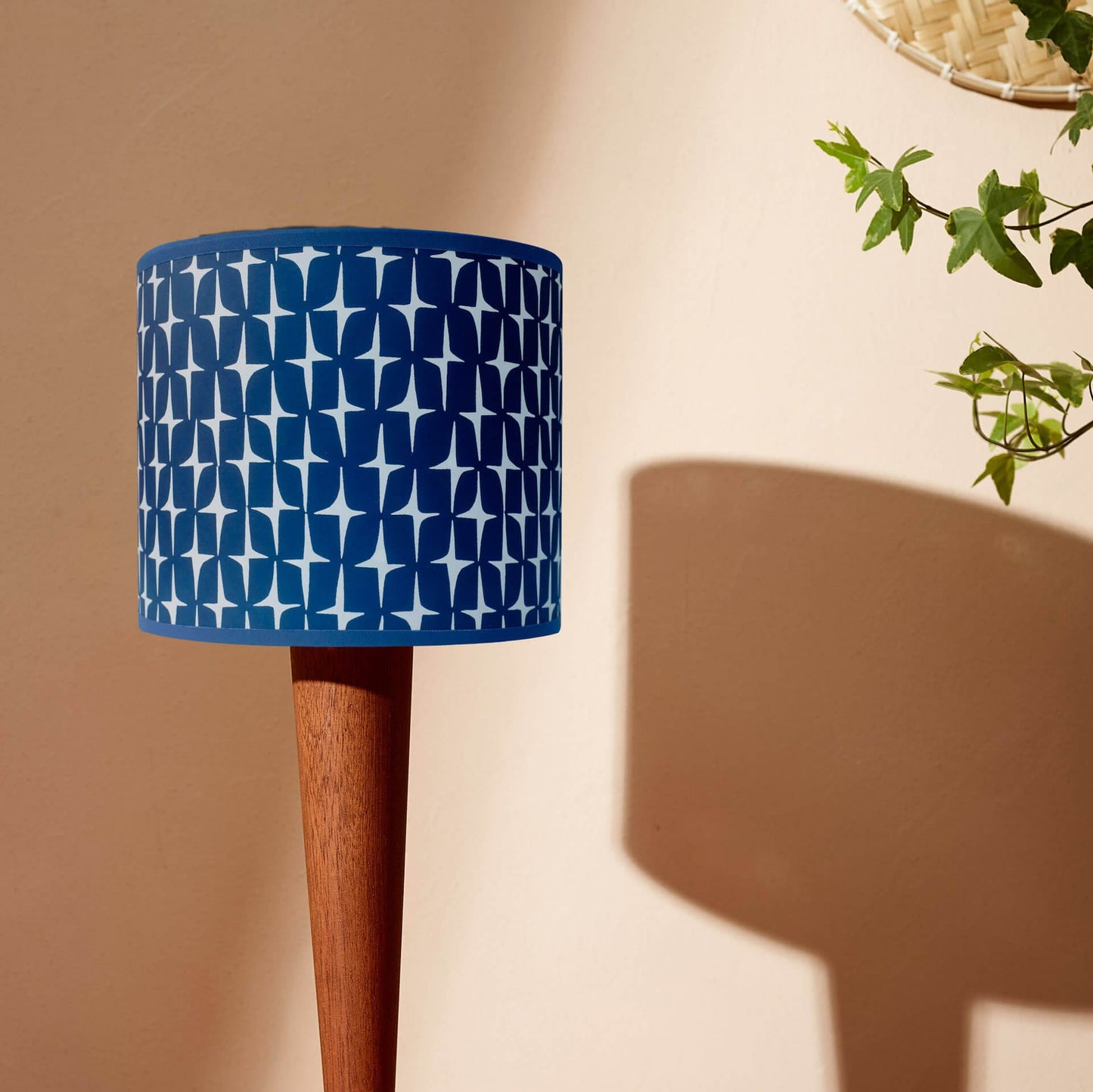 Lamp Shades Blanket Of Stars Cyanotype 8" Lampshade homeware shops bristol gift shops bristol Claire Cartwright Studio