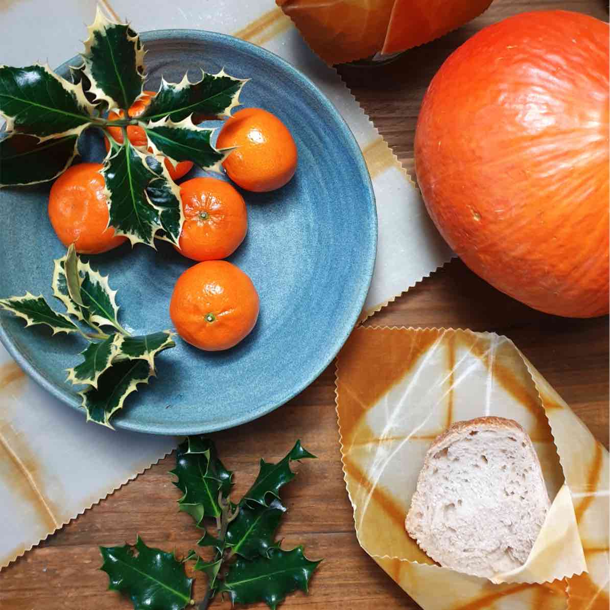 Food Wrap Beeswax food wraps. Natural Dye: Onion (single) homeware shops bristol gift shops bristol COCOON Natural Dye House