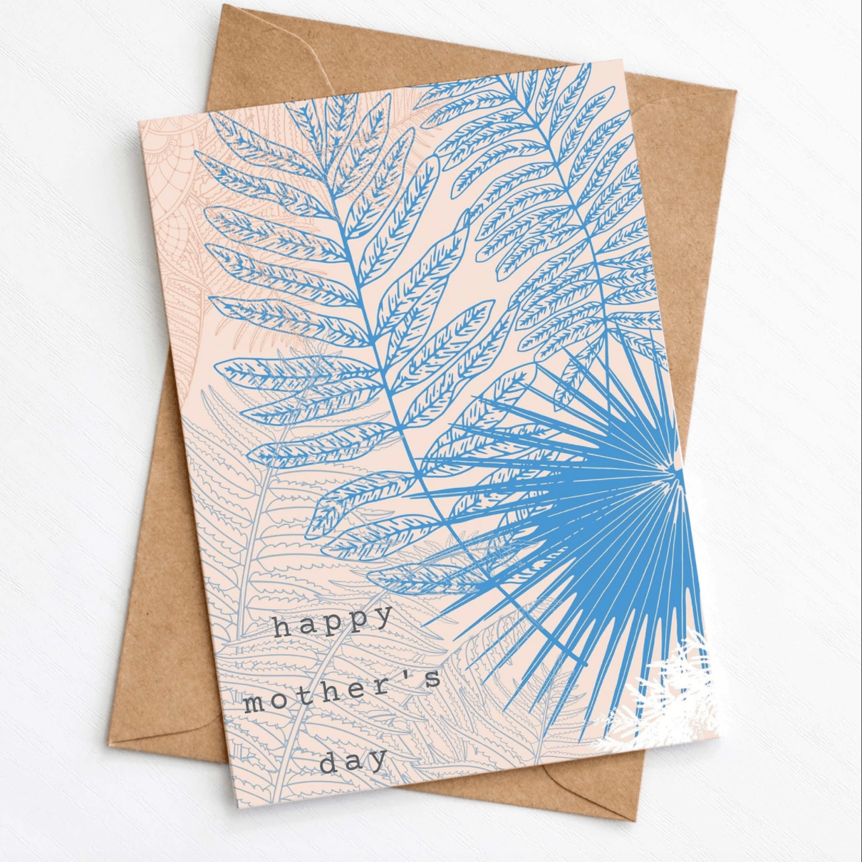 Greetings Card Fern Mother's Day Card homeware shops bristol gift shops bristol Greenwich Paper Studio